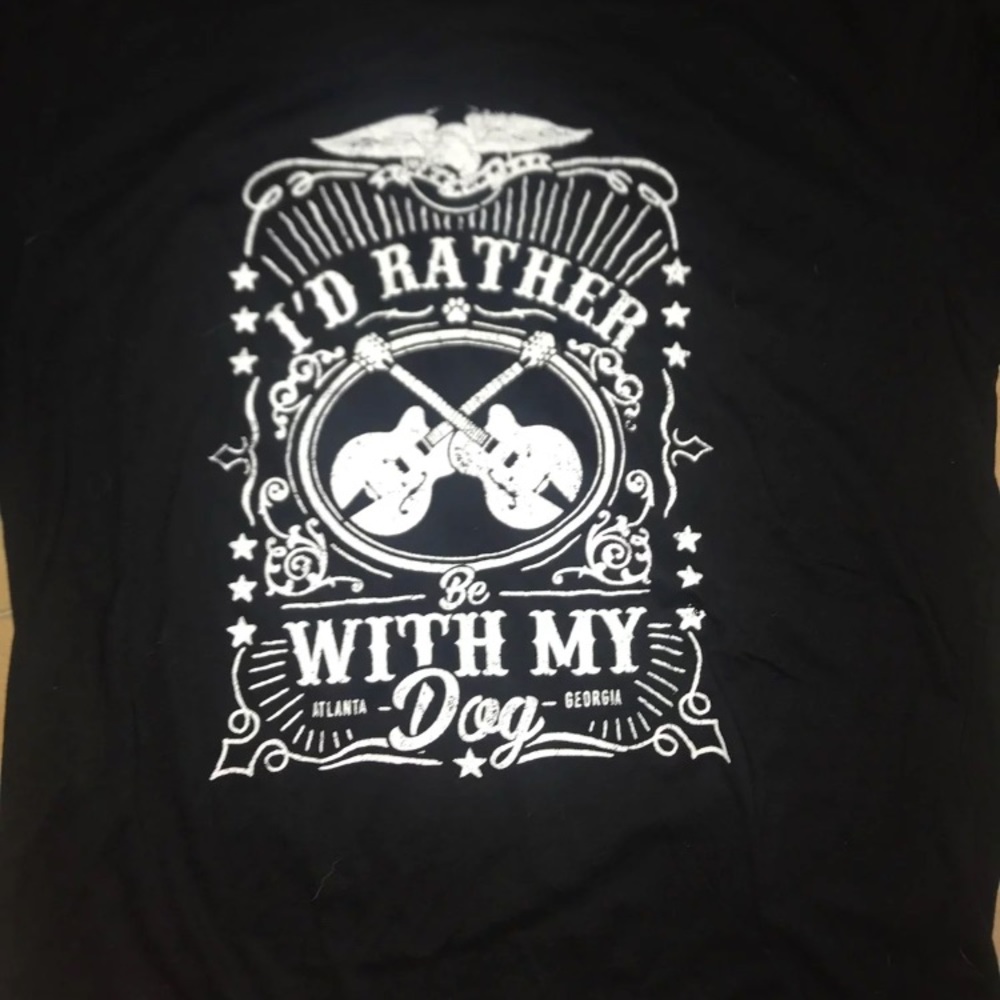 I’d rather be with my dog shirt